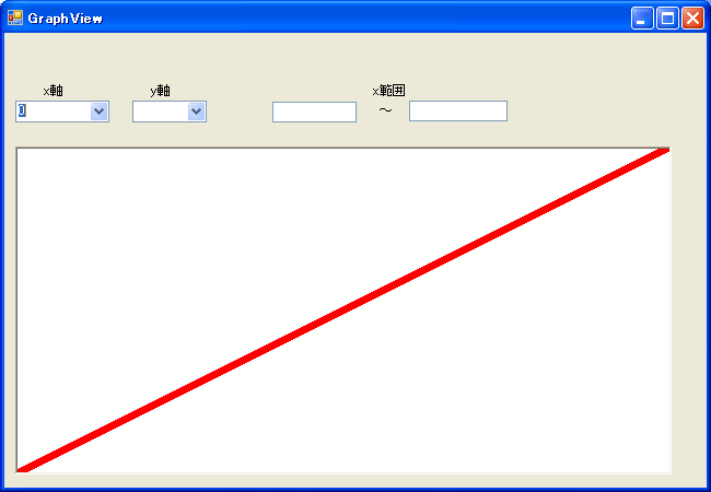 csv読み取りの画面